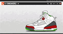 Desktop Screenshot of mysneakerz.com