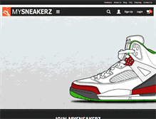 Tablet Screenshot of mysneakerz.com